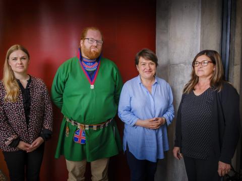 Future of LanguagesFrá vinstri: Ann-Sofie Nielsen Gremaud, Johan Sandberg McGuinne, Sofiya Zahova og Hedina Tahirović-Sijerčić.